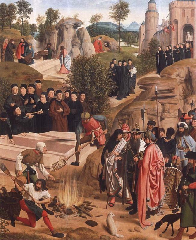 Geertgen Tot Sint Jans The fate of the earthly remains of St Fohn the Baptist France oil painting art